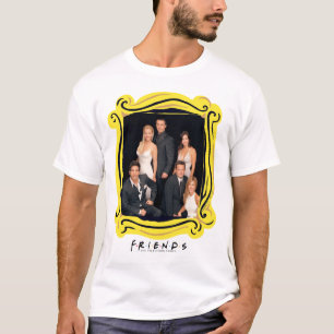 FRIENDS™   Groep in zwart-wit — Formulier Draag T-shirt