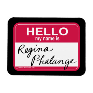 FRIENDS™   Hallo Mijn naam is Regina Phalange Magneet