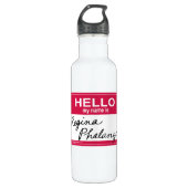 FRIENDS™ | Hallo Mijn naam is Regina Phalange Waterfles (Voorkant)