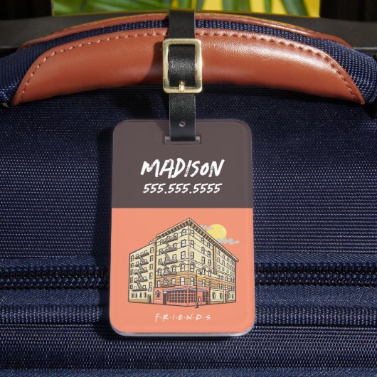 FRIENDS™ | Het Apartementengebouw van Monica Bagagelabel (Voorkant Insitu 2)