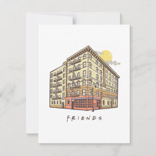FRIENDS™ Het Apartementengebouw van Monica Notitiekaartje