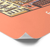 FRIENDS™ | Het Apartementengebouw van Monica Poster (Hoek)