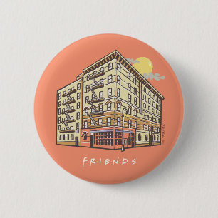FRIENDS™ Het Apartementengebouw van Monica Ronde Button 5,7 Cm