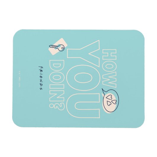 FRIENDS™ | Hoe doe je dat? Magneet (Horizontaal)