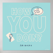 FRIENDS™ | Hoe doe je dat? Poster (Voorkant)