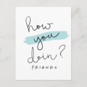 FRIENDS™ | Hoe doe je dat? Uitnodiging Briefkaart (Voorkant)