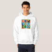 FRIENDS™ | Hoe u het doet" - Levendig grafisch Hoodie (Voorkant volledig)
