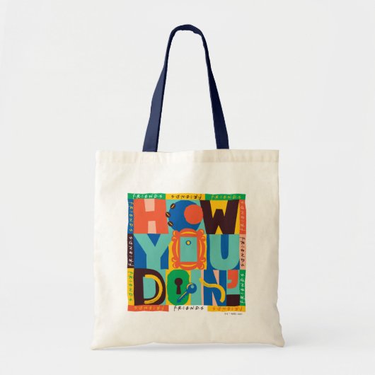FRIENDS™ | Hoe u het doet" - Levendig grafisch Tote Bag (Voorkant)