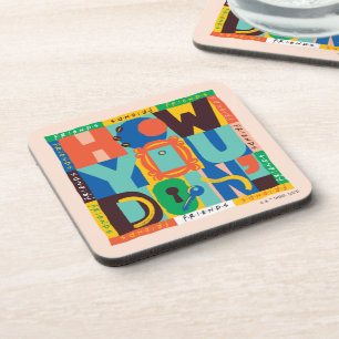 FRIENDS™   How You Doin' - Levendig Grafisch Ontwe Bier Onderzetter