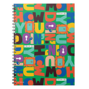 FRIENDS™ How You Doin' Levendig Patroon Notitieboek