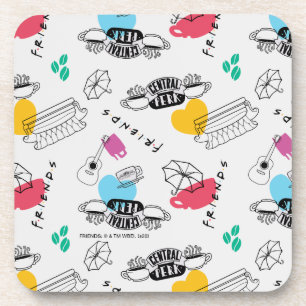 FRIENDS™   Icon Pattern Bier Onderzetter