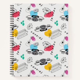 FRIENDS™   Icon Pattern Notitieboek