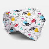 FRIENDS™ | Icon Pattern Stropdas (Opgerold)