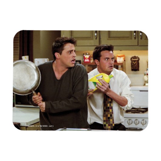 FRIENDS™ | Joey & Chandler Scared Magneet (Horizontaal)