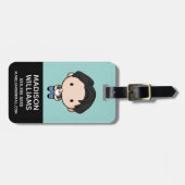 FRIENDS™ | Joey Chibi Bagagelabel (Voorkant horizontaal)