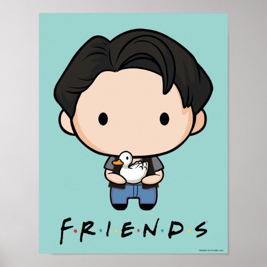FRIENDS™ | Joey Chibi Poster (Voorkant)