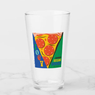 FRIENDS™   Joey Deelt Eten Niet - Pizza Grafisch Glas