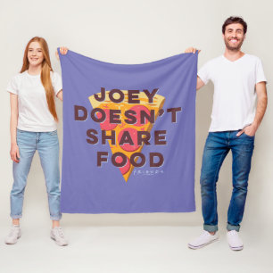 FRIENDS™ Joey deelt geen eten - Pizza Fleece Deken