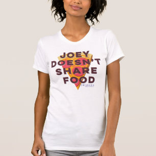 FRIENDS™ Joey deelt geen eten - Pizza T-shirt
