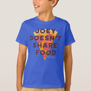 FRIENDS™ Joey deelt geen eten - Pizza T-shirt