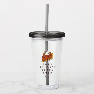 FRIENDS™ Joey deelt geen voedsel Acryl Drinkbeker