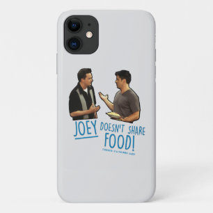 FRIENDS™ Joey deelt geen voedsel. iPhone 11 Hoesje