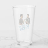 FRIENDS™ | Joey deelt geen voedsel. Glas (Achterkant)