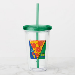 FRIENDS™ Joey deelt geen voedsel - Pizza Graphic Acryl Drinkbeker