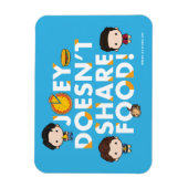 FRIENDS™ | Joey deelt geen voedselchibi Magneet (Verticaal)