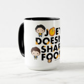 FRIENDS™ | Joey deelt geen voedselchibi Mok (Voorkant links)