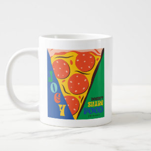 FRIENDS™ Joey deelt zijn eten niet - Pizza Grafi Extra Grote Beker