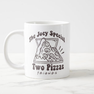 FRIENDS™ Joey Pizza Citaat Extra Grote Beker