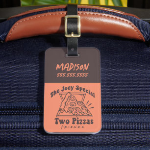 FRIENDS™   Joey Pizza Quote Bagagelabel