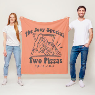 FRIENDS™   Joey Pizza Quote Fleece Deken