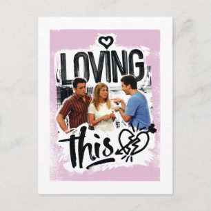 FRIENDS™ Joey, Rachel, & Ross - Geniet hiervan! Uitnodiging Briefkaart