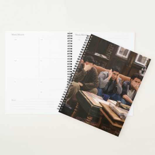 FRIENDS™ | Joey, Ross en Chandler op de Couch Planner (Display)