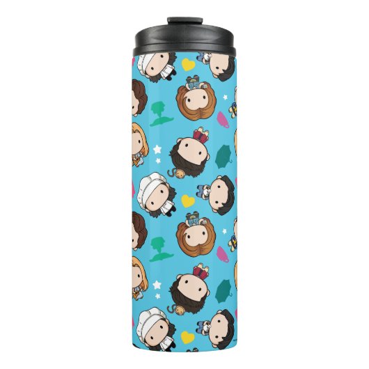 FRIENDS™ | Karakter Chibi Patroon Thermosbeker (Voorkant)