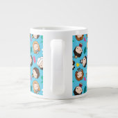 FRIENDS™ | Karakter Chibi Pattern Extra Grote Beker (Achterkant)