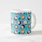 FRIENDS™ | Karakter Chibi Pattern Extra Grote Beker (Voorkant rechts)
