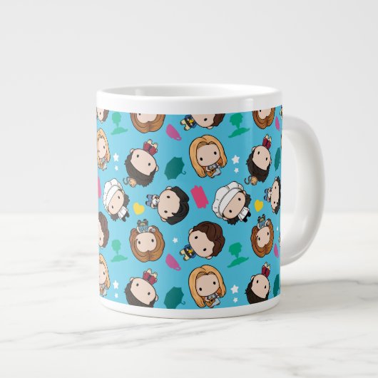 FRIENDS™ | Karakter Chibi Pattern Extra Grote Beker (Voorkant rechts)