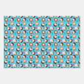 FRIENDS™ | Karakter Chibi Pattern Inpakpapier Vel (Voorkant)