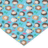FRIENDS™ | Karakter Chibi Pattern Tafelkleed (Gekanteld)