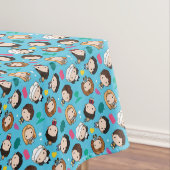 FRIENDS™ | Karakter Chibi Pattern Tafelkleed (Voorbeeld)