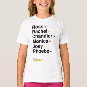 FRIENDS™ Karakter Namen 2 T-shirt