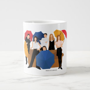 FRIENDS™ Karakter Silhouet Extra Grote Beker