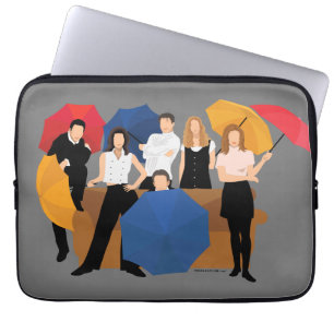 FRIENDS™ Karakter Silhouet Laptop Sleeve