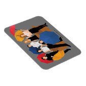 FRIENDS™ Karakter Silhouet Magneet (Rechterzijde)