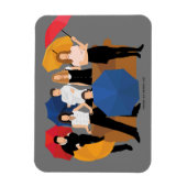FRIENDS™ Karakter Silhouet Magneet (Verticaal)