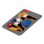 FRIENDS™ Karakter Silhouet Magneet (Linkerzijde)