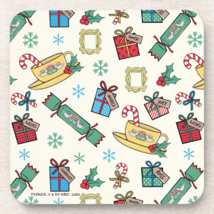 FRIENDS™   Kerst Icon Patroon Bier Onderzetter